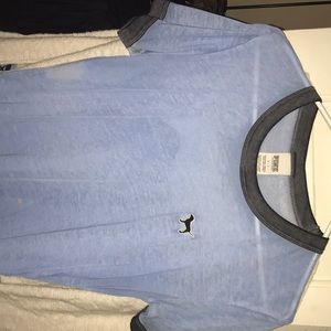 PINK t-shirt , blue & white